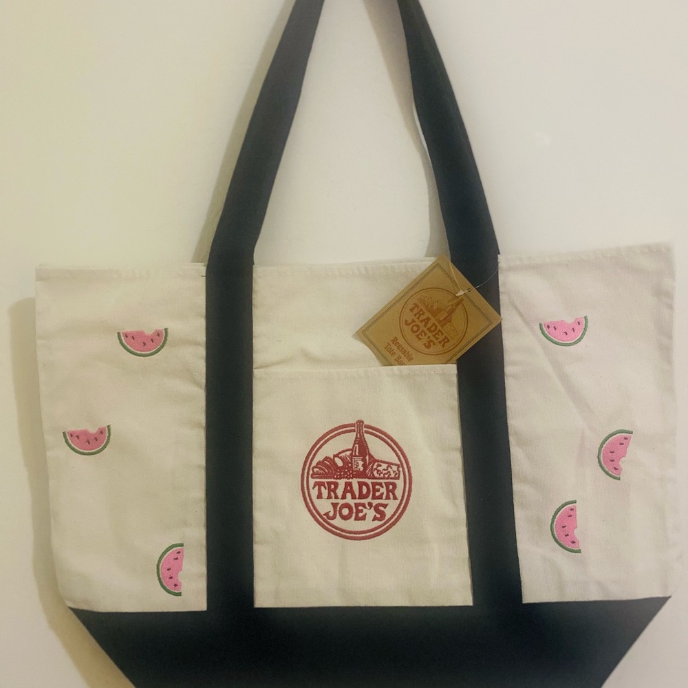 Trader Joe's Reusable Canvas Tote Bag - Picture 4 of 5